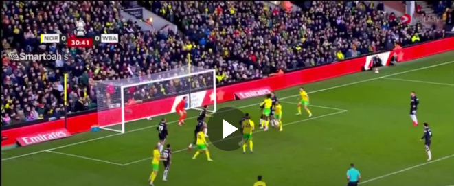 Norwich 1-0 WBA | VIDEO – GOAL